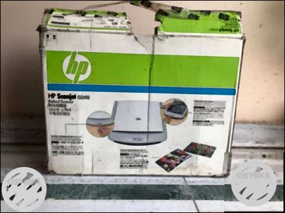 Gray And White HP ScanJet Scanner Box