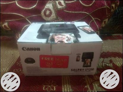 Black Canon Selphy CP1200 Wireless Photo Printer Bo