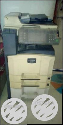 White And Black Photocopying Machine