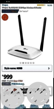 TP-link dual antenna router used for ACT fibernet