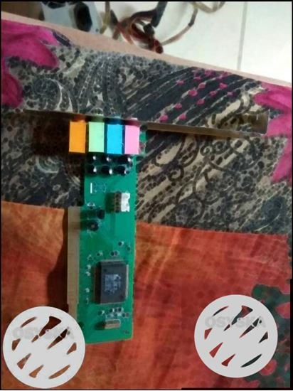 Sound card for pc.4 channels,1 yr old.urgent sale