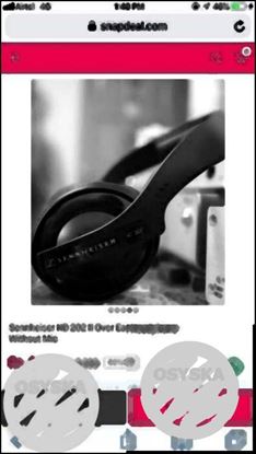 Sennheiser HD 202 headset unused brand new piece