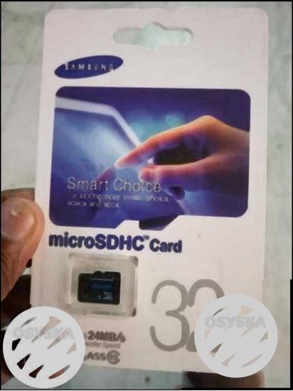 Samsung micro SD card 32 gb brand new unused