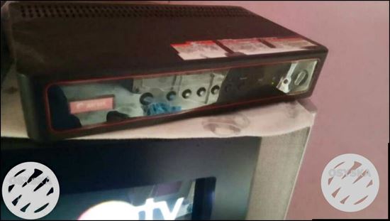 Black Airtel Set Top Box