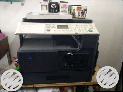 Black And Gray HP Multifunction Printer