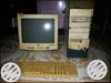 White Samsung CRT Computer Monitor And Computer Tower