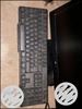 Black Logitech Corded Computer Keyboard