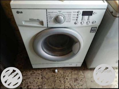 White Front-load Washing Machine