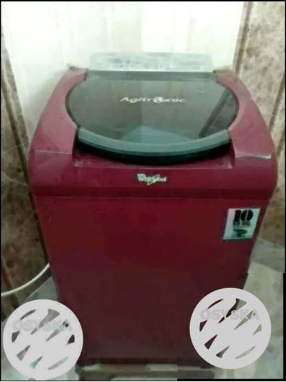 Red Top-load Washing Machine