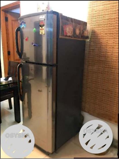 Steel grey Samsung Refrigerator in excellent