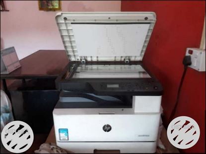 White And Black HP Multi-function Printer