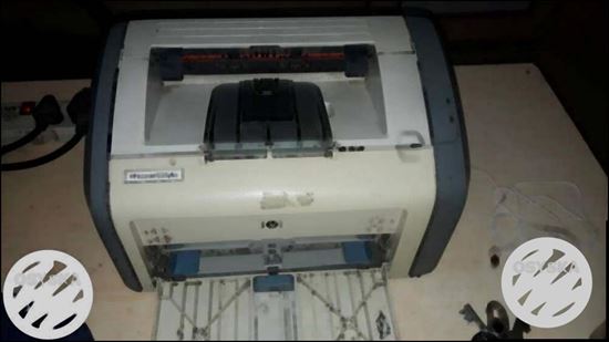 White And Black HP Dot Matrix Printer