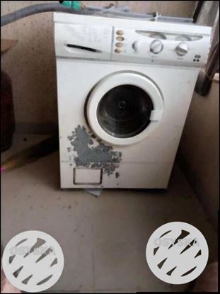 White Front-load Washing Machine