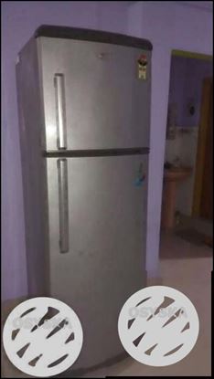 Gray Top-mount Refrigerator