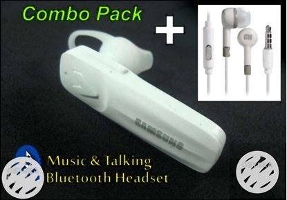 COMBO Samsung Print Bluetooth headset free MI print headphone with mic