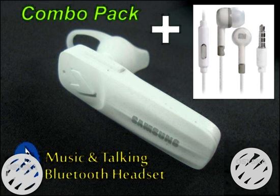 COMBO Samsung Print Bluetooth headset free MI print headphone with mic