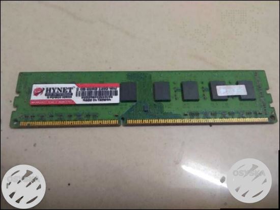 Green And Black Hynet DIMM RAM Stick