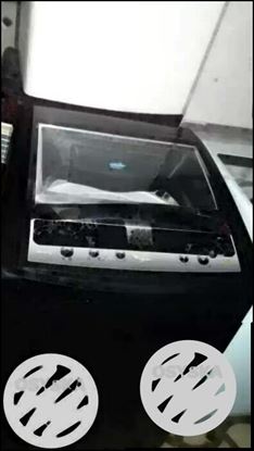 Black washing machine for sale with warranty