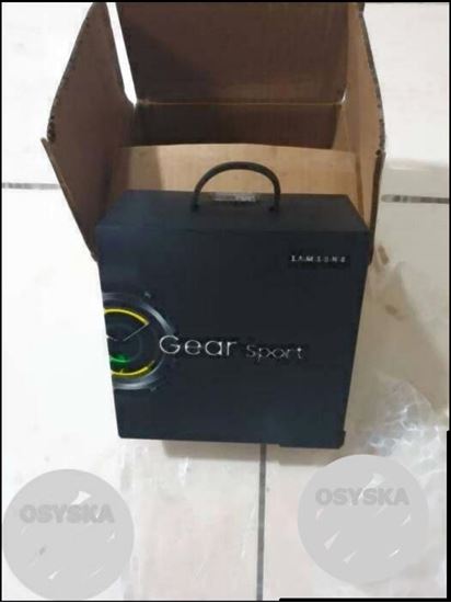 Samsung Gear Sport watch (Color-Black). Seal packed peice