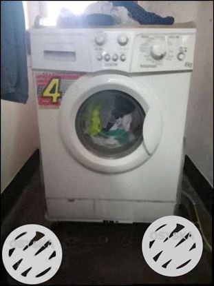 White Front-load Washing Machine