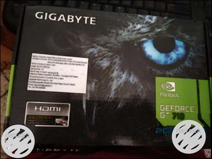 Gigabyte geforce gt 710 ddr5 2gb graphics card 4month old