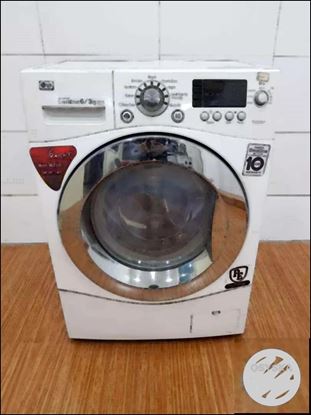 LG direct drive 6/3kg front load washing machine, free home delivery